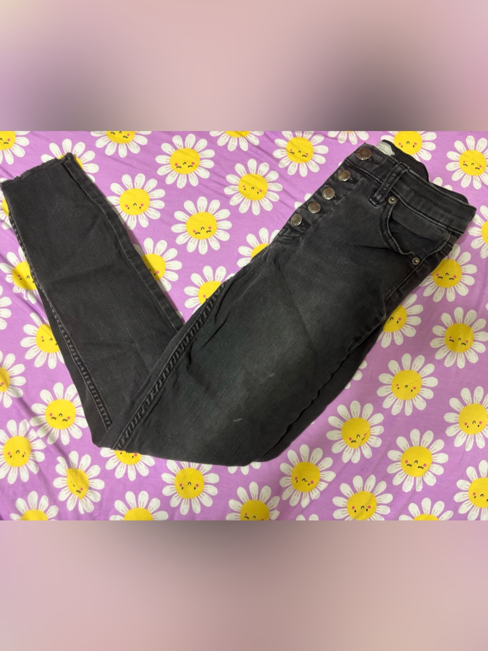 Free People Black Skinny Jeans